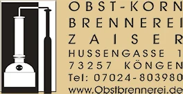 Obst-Korn Brennerei ZAISER logo